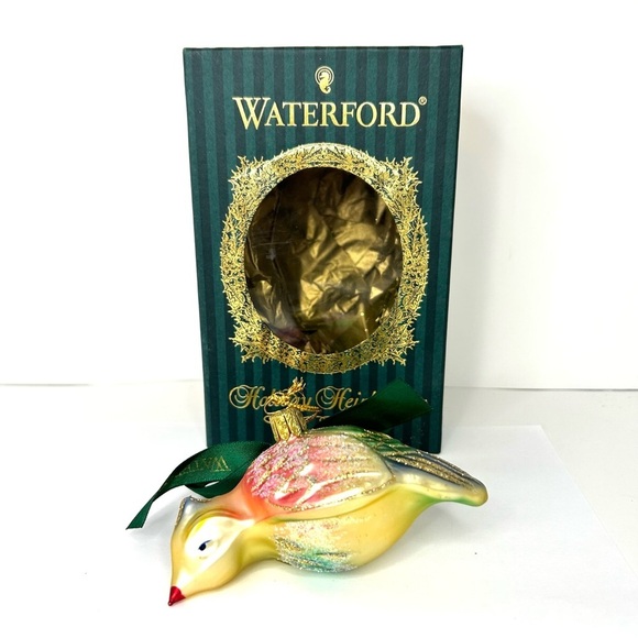 Waterford Glass Partridge 12 Days Christmas Ornament 1st Edition - Picture 4 of 14
